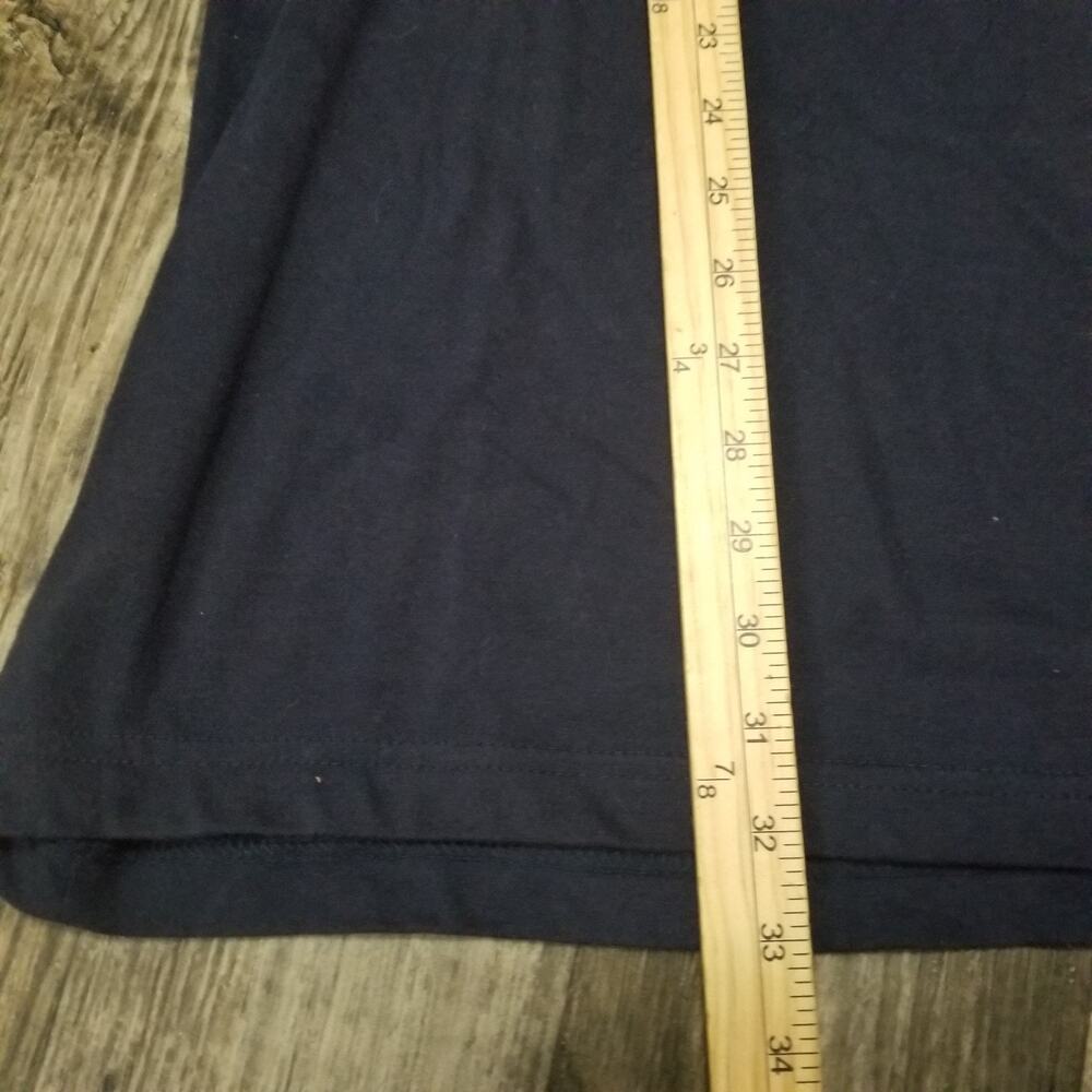 Vintage Mecca Y2k 2000s Blue t shirt Size XXL (Stained Collar) - Picture 8 of 13